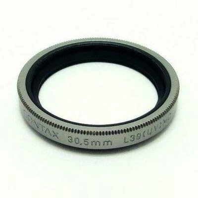 Genuine Contax 30.5mm L39 UV Lens Filter Silver Excellent from Japan F/S - Image 1 of 4