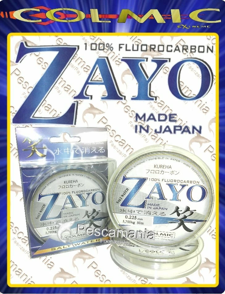 Fluorcarbon 100% Made in Japan Colmic Zayo ø0,16->ø0,52 - Immagine 1 di 1