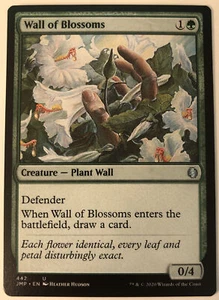 MTG Wall of Blossoms Jumpstart 442 Regular Uncommon - Picture 1 of 1