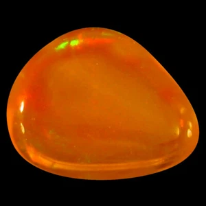 0,78 quilates excelente cabujón elegante (8 x 6 mm) ópalo de fuego multi naranja intermitente - Imagen 1 de 1