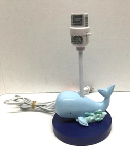 Lambs and Ivy Oceania Blue Whale Nautical Nursery Lamp No Shade - Picture 1 of 9