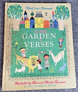 A Child's Garden of Verses Robert Louis Stevenson 1951 Golden Press Hardcover - Picture 1 of 15