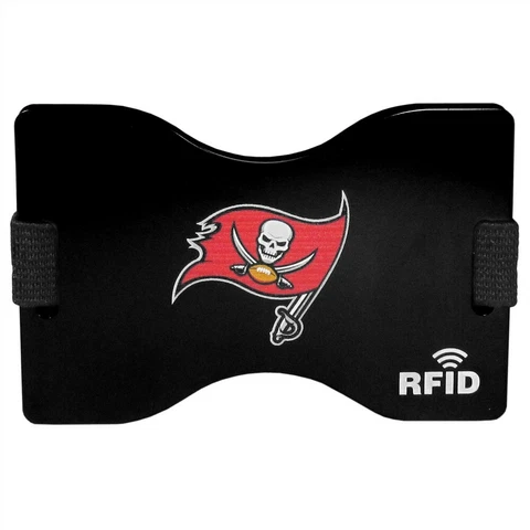 Tampa Bay Buccaneers Wallet RFID Blocking Slim Pocket Money Clip NFL Football Cover