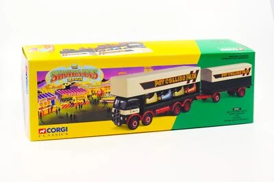 Corgi 09901 1/50 Scale ERF Dodgem Truck & Box Trailer Diecast Set - Image 1 of 4