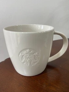 Starbucks White Ceramic Cup | Starbucks Logo | New - Picture 1 of 6