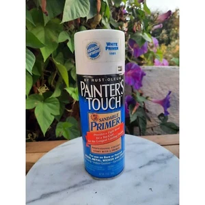 Vintage Rust-Oleum Painter's Touch Sandable Primer Spray Paint Can White 1999 - Picture 1 of 4