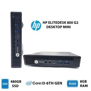 HP Elitedesk 800 G2 Cheap Mini Desktop PC Core i3-6100T 8GB RAM 480GB SSD W10 - Picture 1 of 5