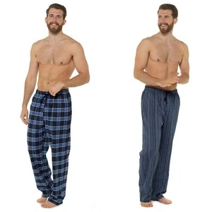 Pantalones de salón ligeros tejidos de polialgodón para hombre talla M-XXL - Imagen 1 de 5
