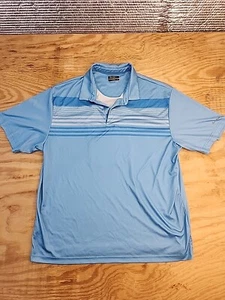 Ben Hogan Performance Blue Golf Polo Shirt Mens 2XL Lightweight Poly Blend - Picture 1 of 3