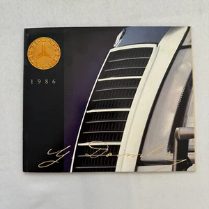 1986 Mercedes Benz Car Sales Brochure Catalog 560SL 560SEC 190D 190E 300D 300E + - Picture 1 of 16