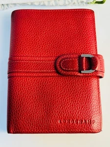 LONGCHAMP Leder Reißverschluss Geldbörse Ausweisetui Organizer Doppelfaltung Fach - Bild 1 von 10