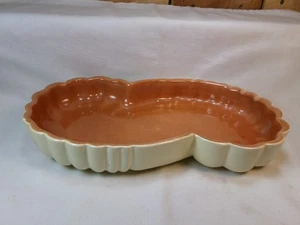 Vintage Haeger USA Art Deco Pottery S Shaped Shallow Console Versatile Dish - Picture 1 of 6