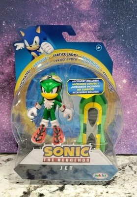 Figura de acción Sonic the Hedgehog Jet The Hawk 4, Jakks Pacific Toys, ¡NUEVO! Foto 1 de 4