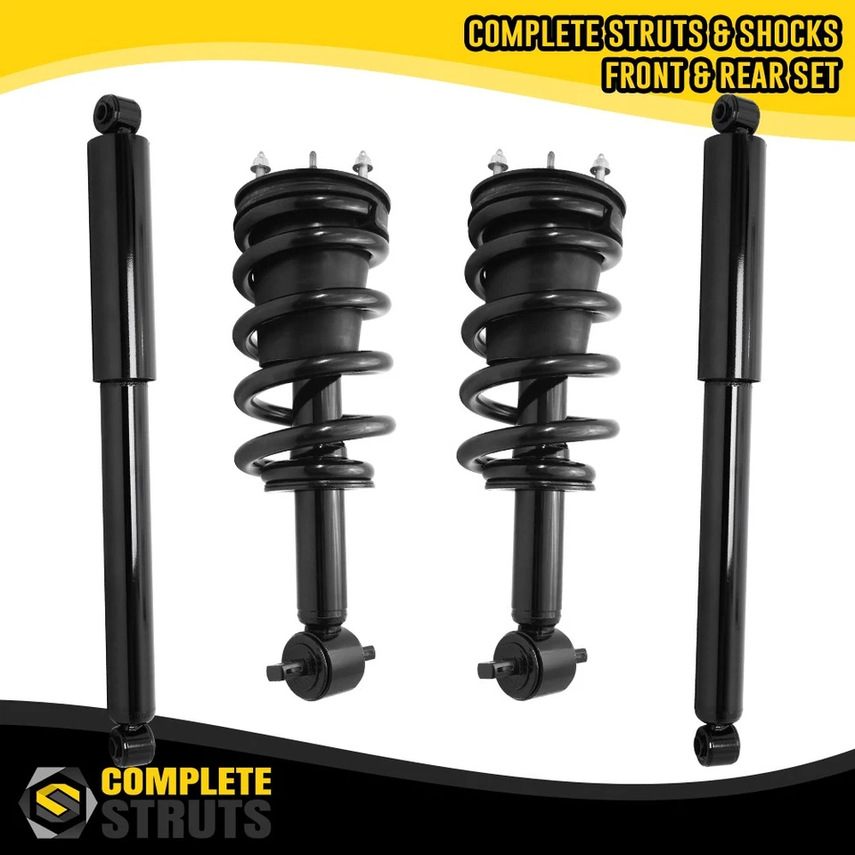 2014-2019 Chevrolet Silverado 1500 4WD Front Complete Struts & Rear Shocks Foto 1 de 4