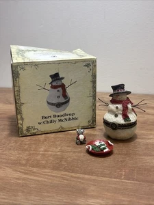 Boyds Bear Treasure Box - Burt Bundleup With Chilly McNibble 1E - Bild 1 von 5