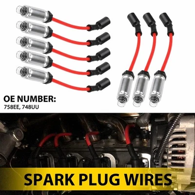 Spark Plug Ignition Wire 758EE For 2015-2018 GMC Yukon Yukon XL--V8 5.3L/6.2L - Image 1 of 4