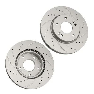 2x Rotores de freno delanteros para Kia Forte 2010-2013 2010-2011 Kia Soul 2014 Kia Forte5 Foto 1 de 4