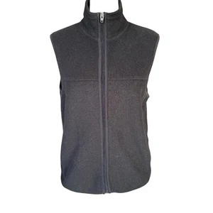 GAP Cremallera Sin Mangas Cuello Simulado Negro Chaleco Elástico Con Bolsillos Mujer XS - Imagen 1 de 10