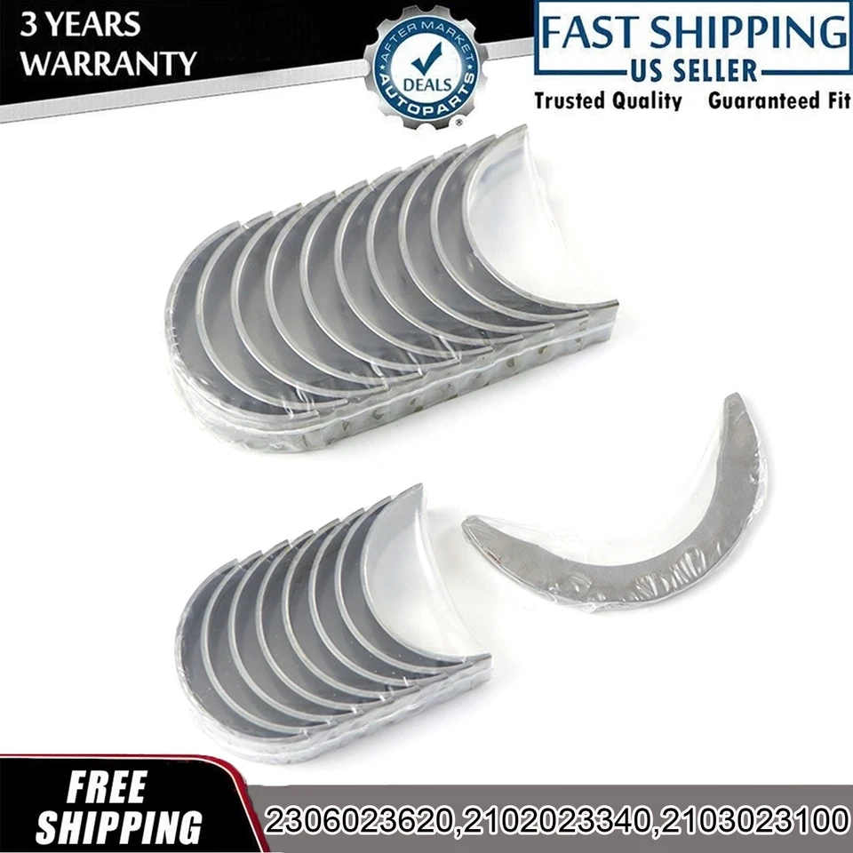 Cojinete principal y cojinete de varilla de conexión G4GC para Hyundai Elantra Kia Spectra 2,0 L Foto 1 de 4