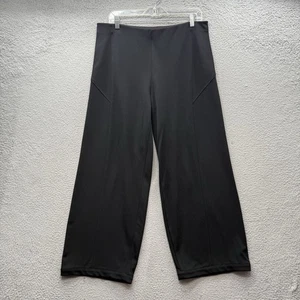 Pantalone donna nero gamba larga marca equitazione cavallo pull on taglia L - Foto 1 di 9