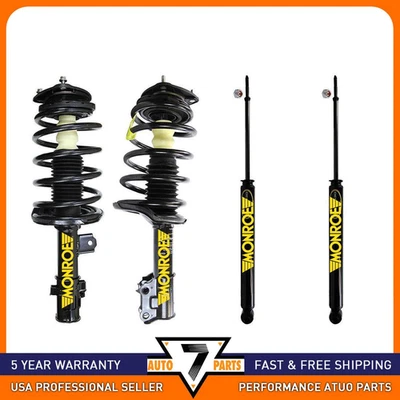 Front Struts w/ Coil Spring Rear Shock Absorber fits 2006-2011 Hyundai Accent - Image 1 of 4