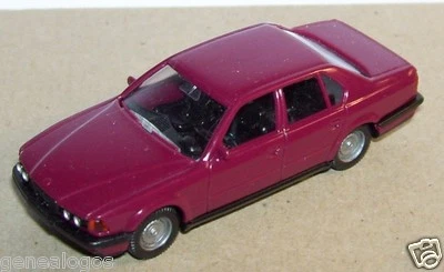 Micro WIKING Ho 1/87 BMW 750 I Viola Fucsia #19201 No. Box - Immagine 1 di 2