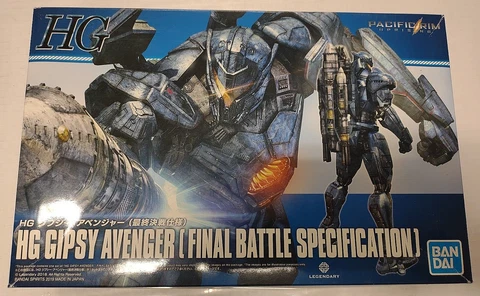 HG GIPSY AVENGER PACIFIC RIM Final Battle Bandai Model Kit Robot Uprising Spirit Cover