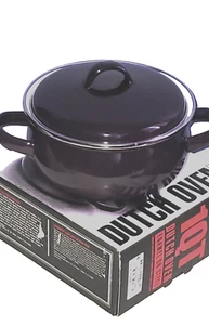 Mini horno holandés púrpura esmaltado en olla de acero en caja creado para Macy' gran regalo - Imagen 1 de 4