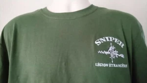 FRENCH ARMY FRENCH FOREIGN LEGION SNIPER T-SHIRT - Picture 1 of 3