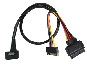 PCIe Gen4 Gen-Z 1C Male to U.2 (SFF-8639) Cable -50CM - Afbeelding 1 van 4