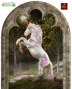 CollectA Unicorn Mare Pink Rearing Mythical Horse Toy Model Figure 88853 New - Foto 1 di 3