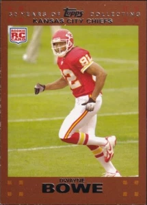 2007 Topps Gold #323 - Dwayne Bowe [/2007] Rookie - Picture 1 of 2
