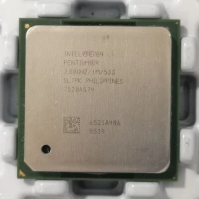Intel Pentium 4 2.8GHz SL7PK SL7E2 1MB 533 MHz Desktop Socket 478/N Processor  - Image 1 of 3