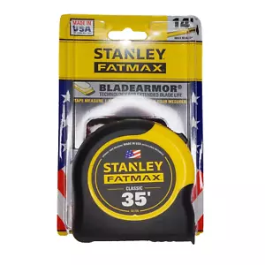 Cinta métrica Stanley FatMax 35' nueva hecha en América - Imagen 1 de 3