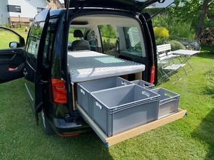 Plan budowy Rozbudowa kempingu VW Caddy 4 2016-2020 Camping Pełny wyciąg Eurobox Camping - Zdjęcie 1 z 24