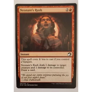 MTG Magic The Gathering Card Neonate's Rush Instant 151/277 Red Innistrad Midnig - Picture 1 of 2