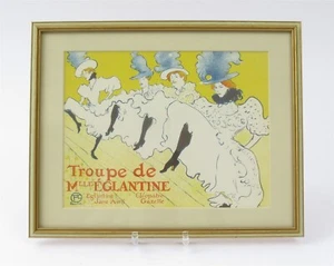 Troupe de Mlle Eglantine Lithograph After Henri Toulouse-Lautrec 10.75" x 13.5" - Picture 1 of 5