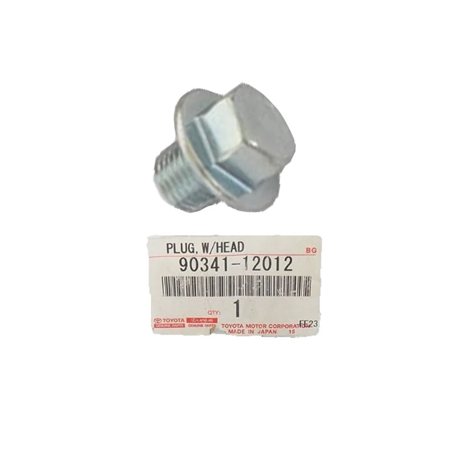 Oil Pan Drain Plug Screw Fits For Toyota Lexus 90341-12012 - Image 1 of 4
