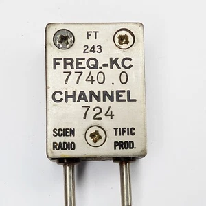 Scientific 7740 KC KHz FT-243 Ham Radio Crystal Military Amateur Ch. 724 6Q - Zdjęcie 1 z 3