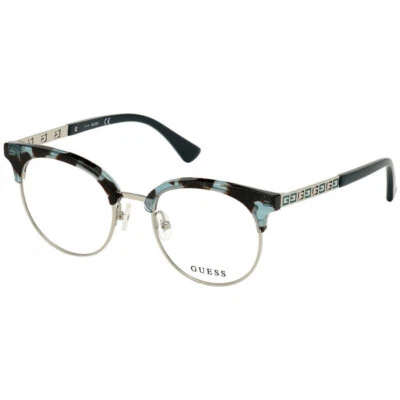 GUESS GU2744 Turquoise 089 Metal Round Optical Eyeglasses Frame 49-19-140 GU AB - Image 1 of 4