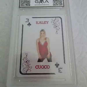 KALEY CUOCO PENNY DER GROSSKNALL THEORIE FRANZÖSISCHER STIL SPIELKARTE 3C BEWERTET 9 L@@K - Bild 1 von 2
