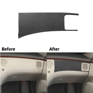2 piezas de fibra de carbono para tablero lateral del pasajero para Hyundai Azera 2006-2011 - Imagen 1 de 13