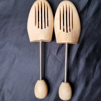 Árbol guardián de forma de zapato de madera Pedag vintage con resorte mediano 36-37 Foto 1 de 4