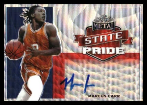 2022 Leaf Metal #SP-MC1 Marcus Carr auto *Mythic Relics* - Picture 1 of 2
