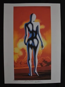 Mark Kostabi Limited Art Print 83/100 handsigniert, 2021, 20" x 14" - Bild 1 von 8