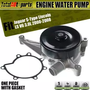 Engine Water Pump for Jaguar S-Type 2000-2008 Lincoln LS 2003-2005 3.0L Petrol - Picture 1 of 8