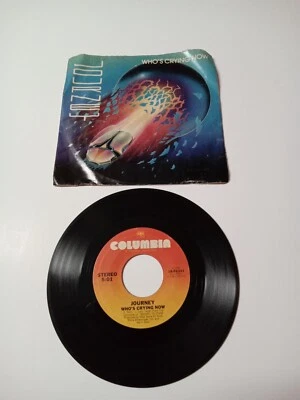 JOURNEY Who'S Crying Now/Mother, Father 1981 45 rpm COLUMBIA 18-02241 Excellent! - Image 1 of 4