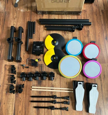 Kit de malla de batería JDD200 GEAR4MUSIC E ELECCIÓN DE REPUESTOS. MÓDULO PEDAL TOM PLATILLO Foto 1 de 4