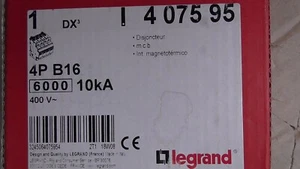 DX3 4P B 16A LEGRAND 4075 95 Disjoncteur. 407595 - Picture 1 of 1