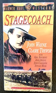 Postkutsche - John Wayne, Thomas Mitchell, Claire Trevor, VHS, WB, neu und versiegelt - Bild 1 von 3